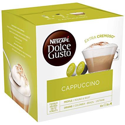 Nescafe Dolce Gusto Cappuccino Extra Cremoso 16 pods 8 cups Online Store UAE
