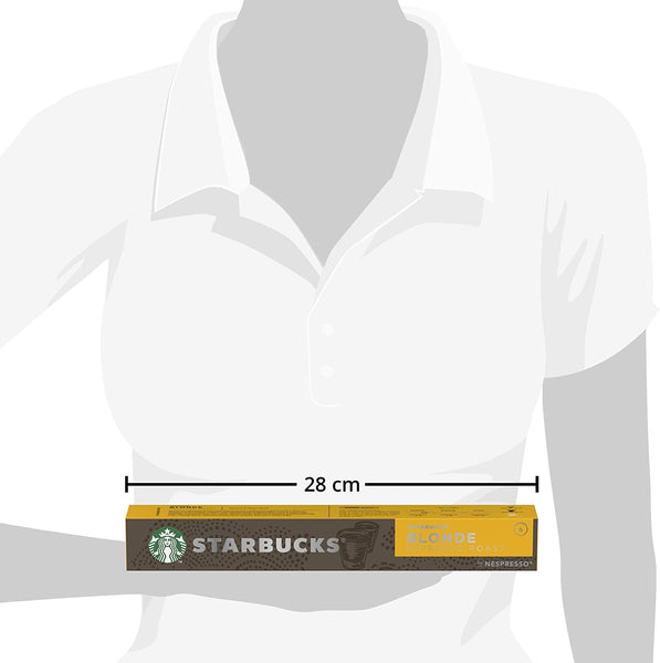 Starbucks Blonde Espresso Roast Nespresso Coffee Capsules (10 Capsules)