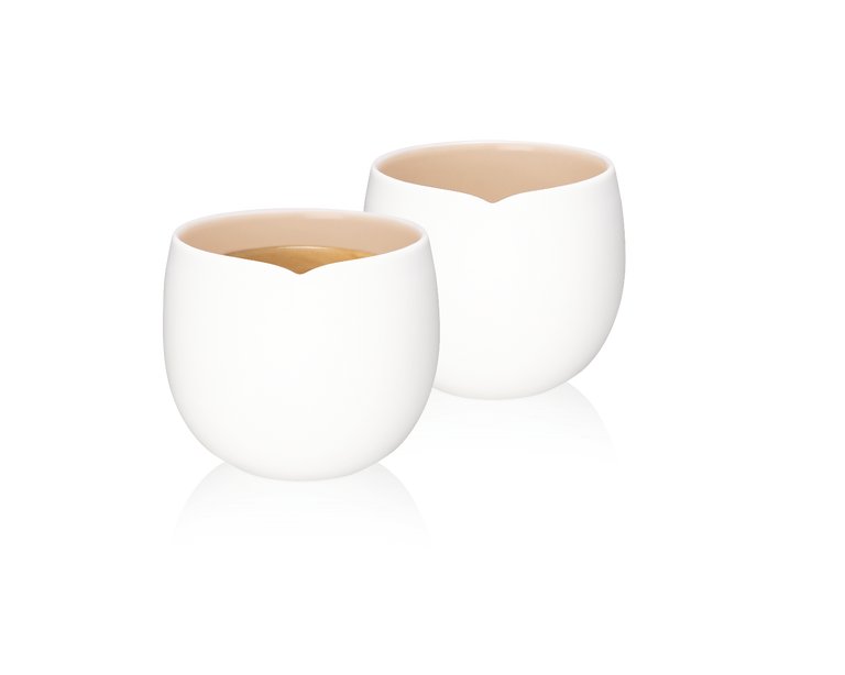 Nespresso Origin Collection Porcelain White Matte Coffee Mug Lot Of 2 Very  Good