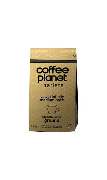 Velvet Infinity Ground Coffee, Barista