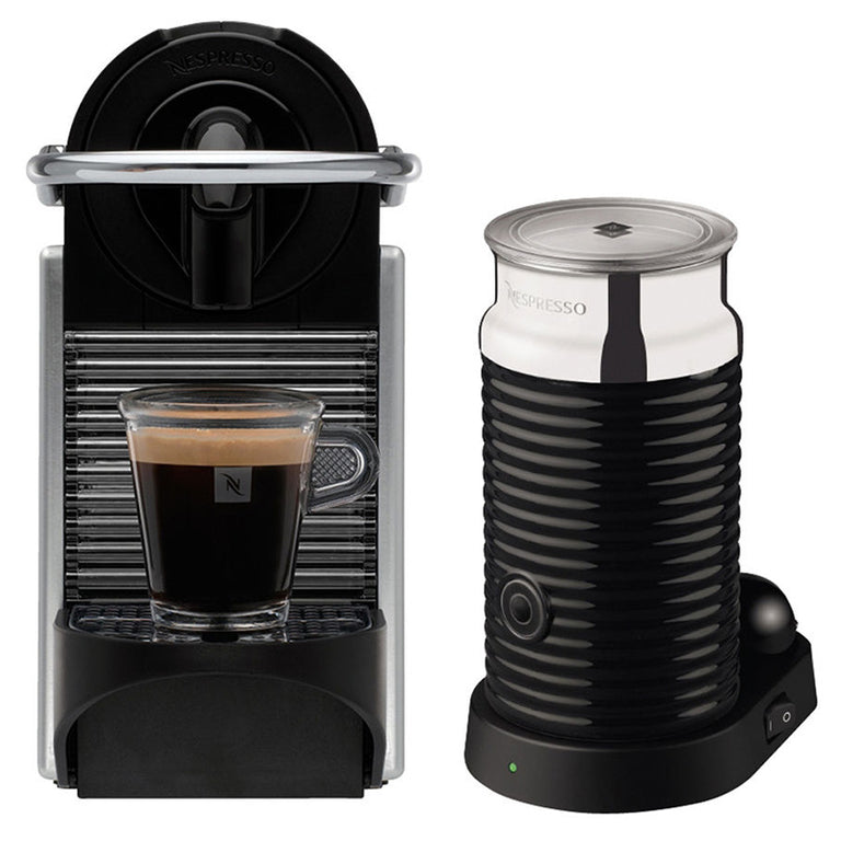 Nuværende sangtekster Mispend Buy Nespresso Pixie Coffee Machine with Milk Frother Bundle Online –  CoffecUAE