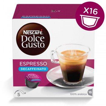 Nescafe Dolce Gusto Espresso Decaffeinato - 1 Packs (16 Capsules, 16 Cups)