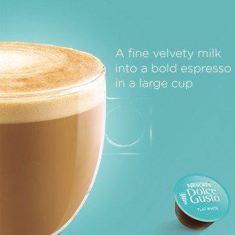 Nescafe Dolce Gusto Espresso Flat White - 1 Packs (16 Capsules, 16 Cups)